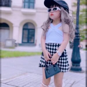 Top and skirt set Girl Fashion