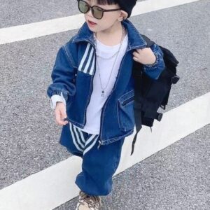 Jeans Jacket and Trouser Set Boy Fashion